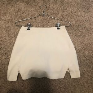 White Zara skort